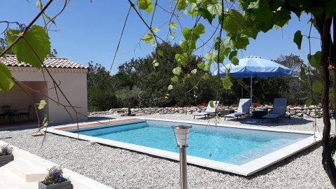 Aquarea Piscines Aubenas - Piscine béton Vogue avec Volet immergé